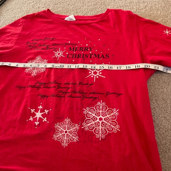 size XL, bust up to 42” inches, holidays and Christmas shirt, USA 🇺🇸 made, new - Picture 5 of 11